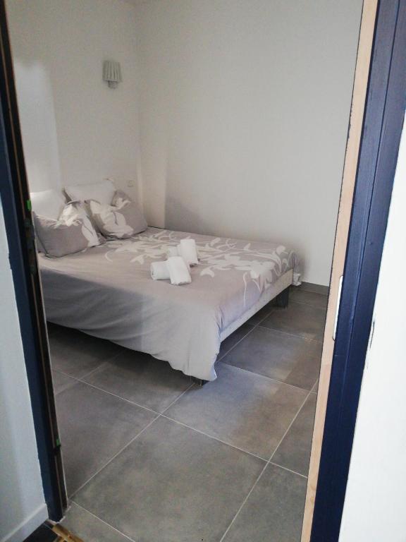 Postel nebo postele na pokoji v ubytování LE PATIO