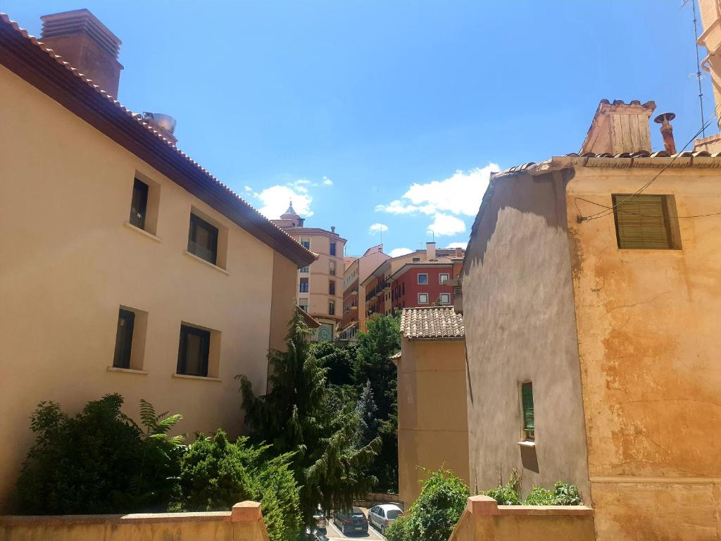 Budova, kde se aparthotel nachází