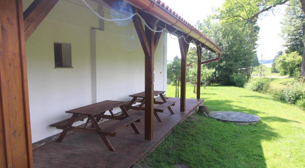 Zahrada ubytování Apartmány u Knajflů