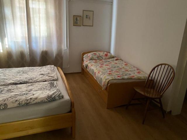 Postel nebo postele na pokoji v ubytování Živahna hiša