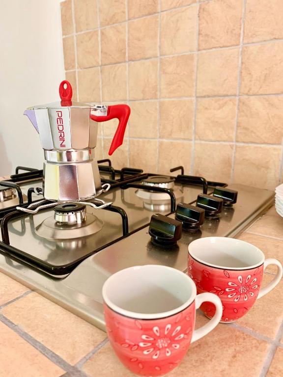 Kuchyňa alebo kuchynka v ubytovaní Bed & Breakfast Acquamarina