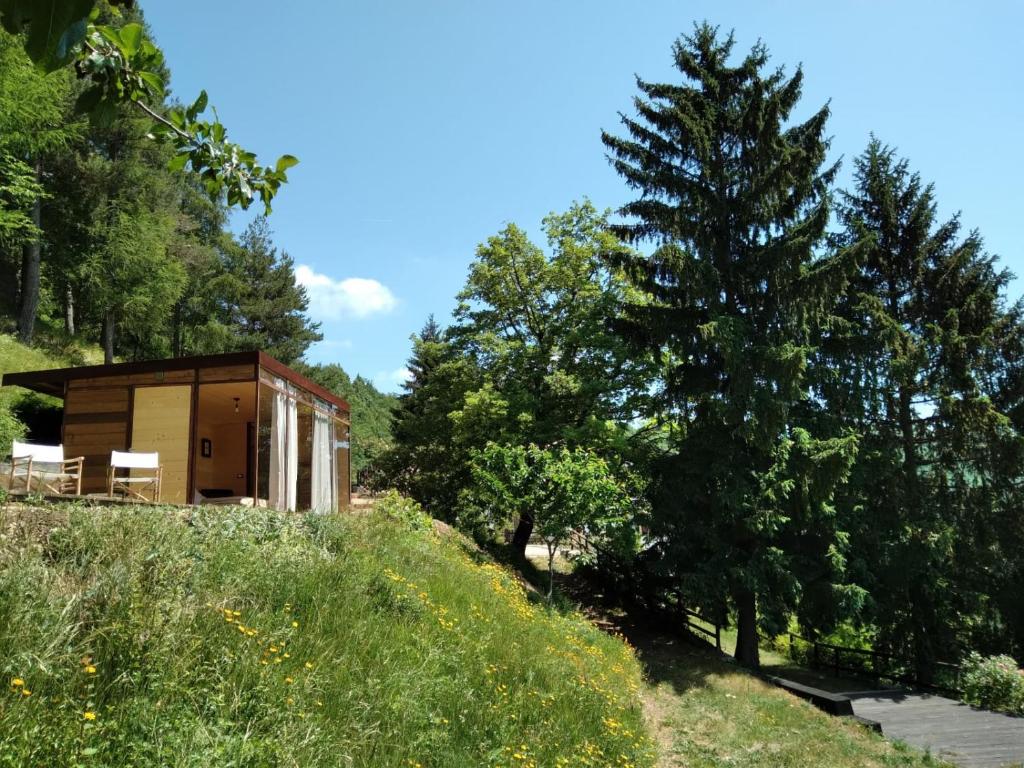 Zahrada ubytování Suxen nature experience - lodge con vista panoramica