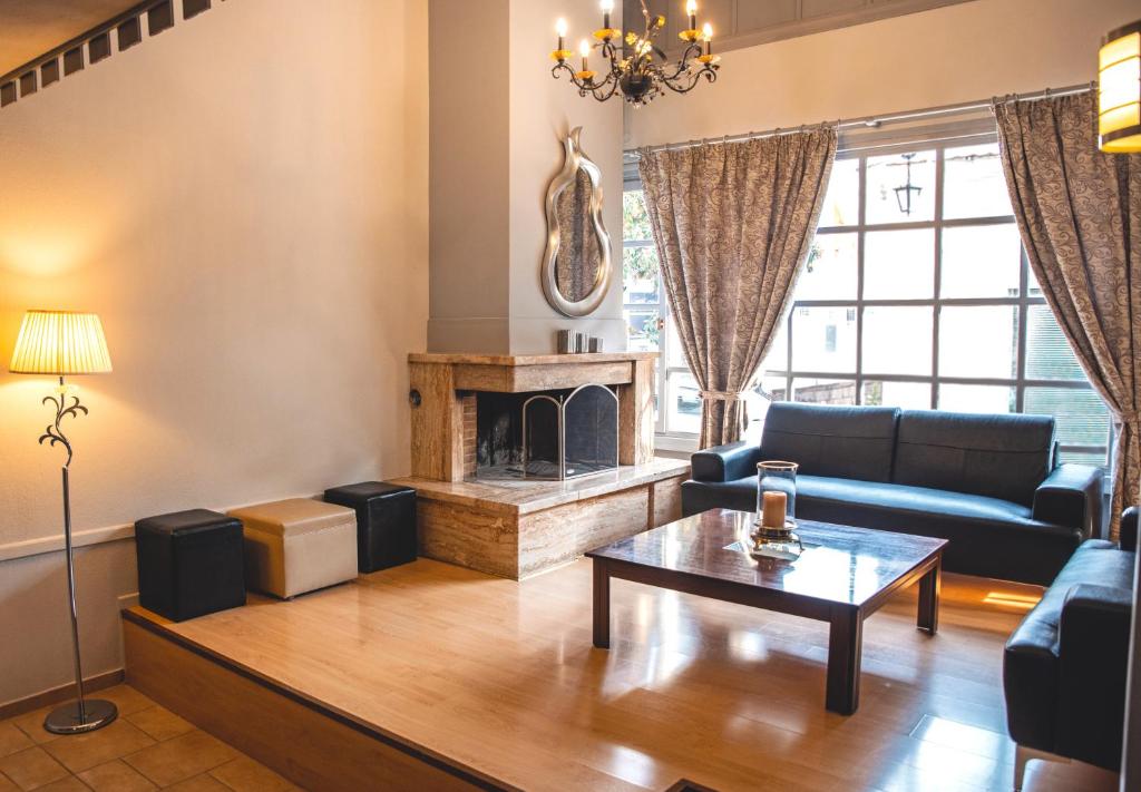 Posezení v ubytování Hotel Galaxy