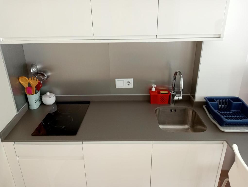 Kuchyňa alebo kuchynka v ubytovaní Apartamentos Tras dos Fornos