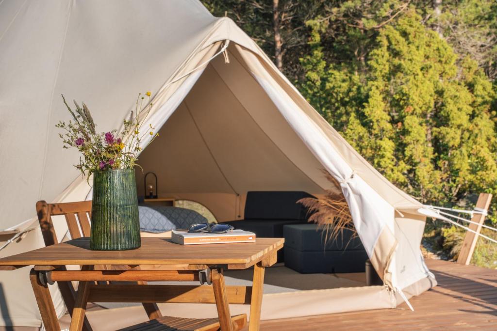Zahrada ubytování Mönus Paik Glamping