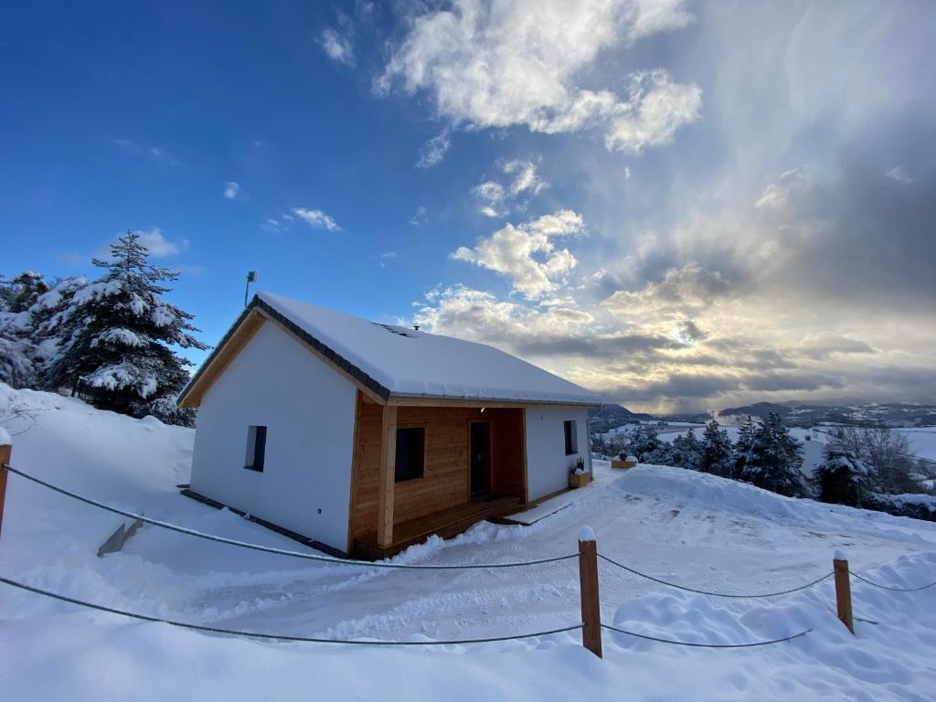 The Eagle's View - house with mountain view v zime