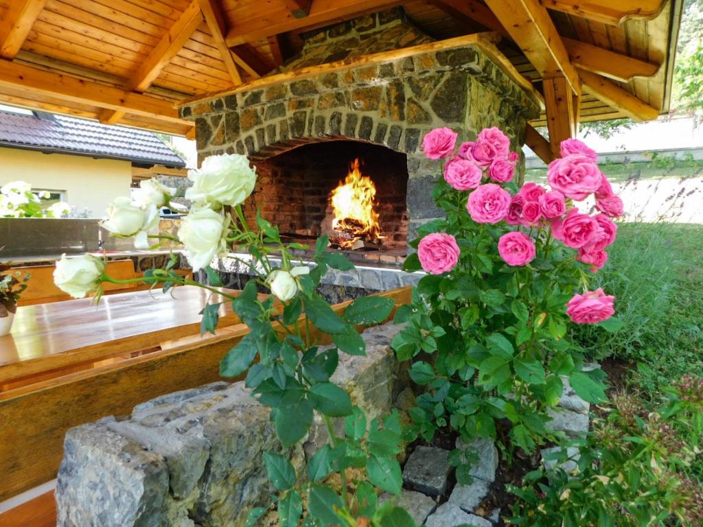 Zahrada ubytování Apartman Lara