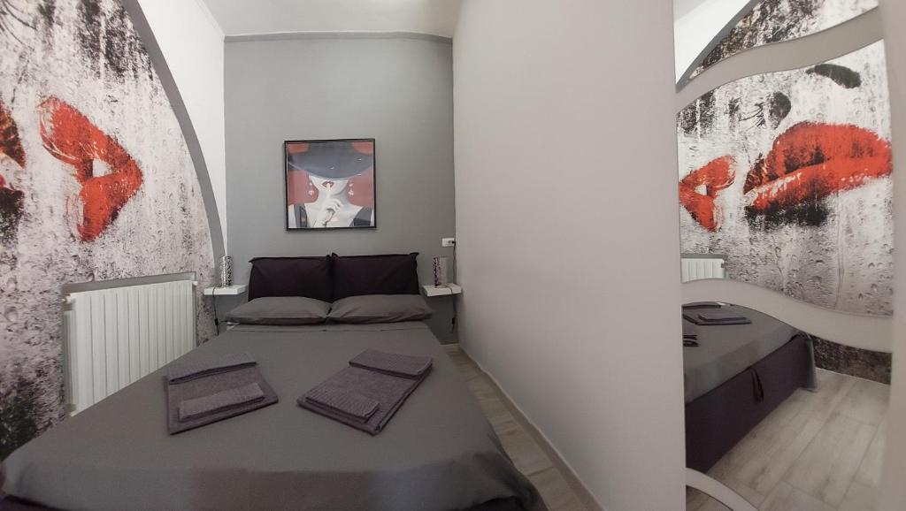 Postel nebo postele na pokoji v ubytování Chez Nous