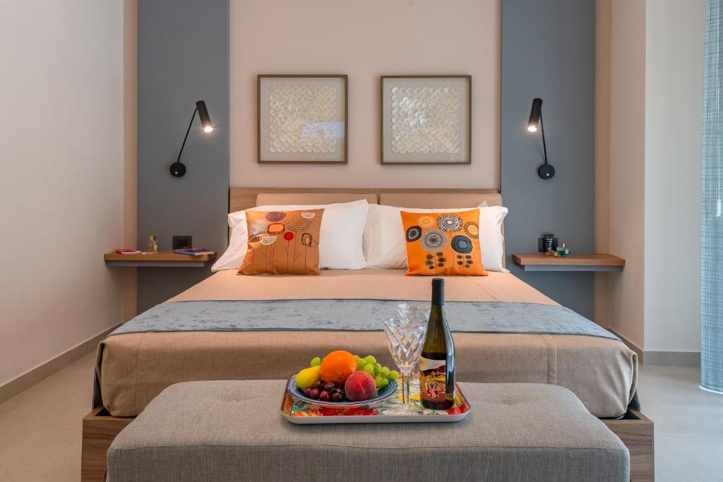 Postel nebo postele na pokoji v ubytování Macramè Fazello Rooms