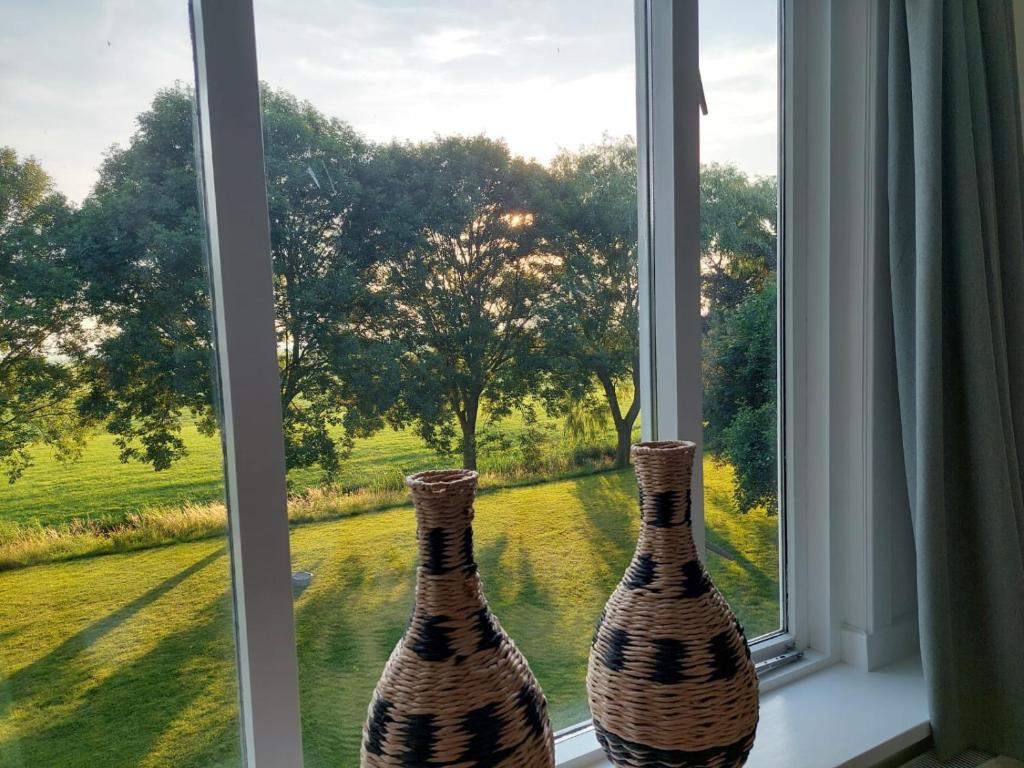 Zahrada ubytování B&B Wijdzicht