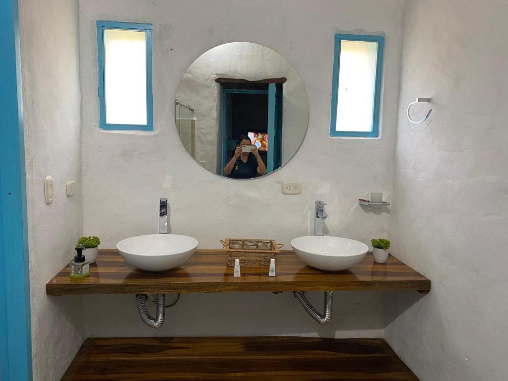 Koupelna v ubytování Altagracia