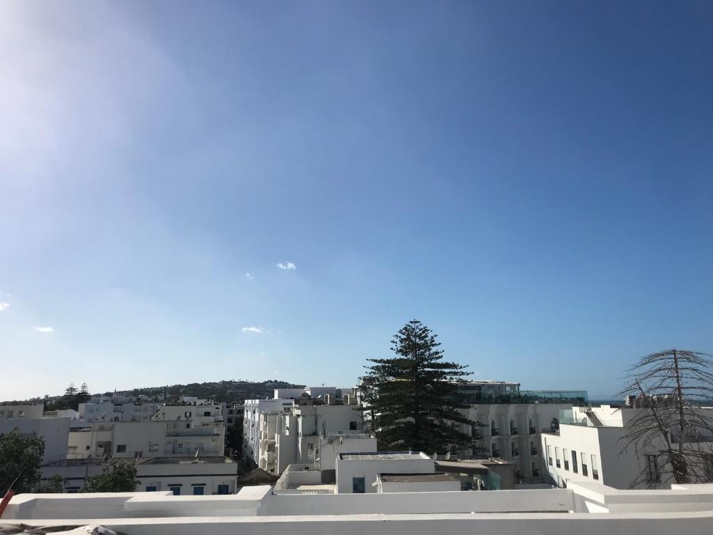 a view of a city with white buildings at Cosy Appart - Central &amp; Near main interest points in La Marsa