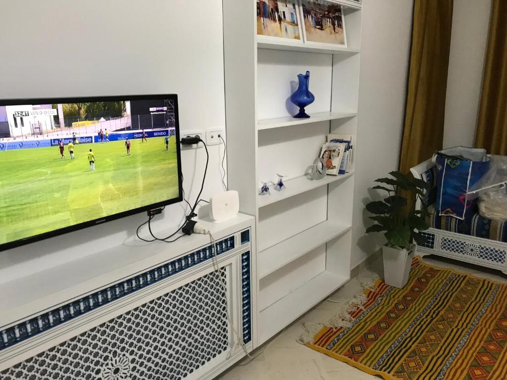 TV a/nebo společenská místnost v ubytování Cosy Appart - Central & Near main interest points