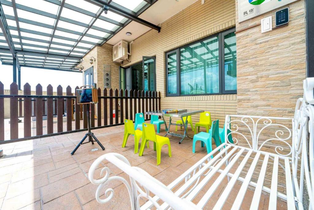 Balkón nebo terasa v ubytování 3Kiss Homestay
