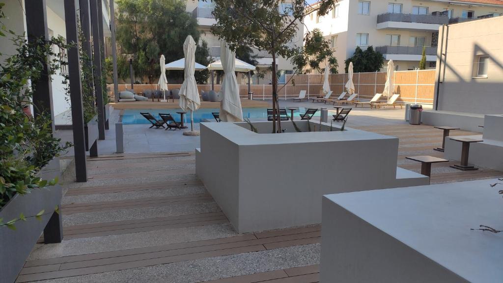 Balkón nebo terasa v ubytování Cosy apartment in a luxury resort