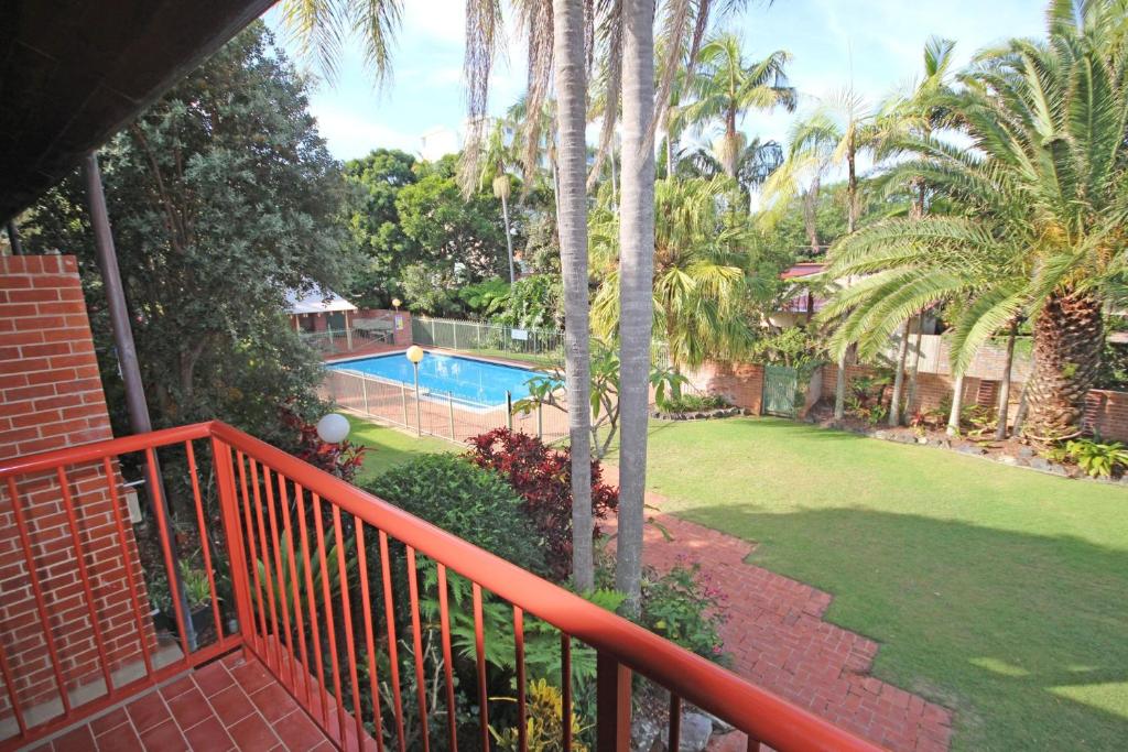 A view of the pool at Sassafras - Unit 1 - Coffs Harbour or nearby
