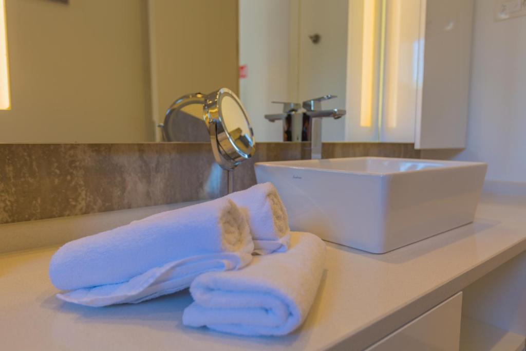 Koupelna v ubytování Villa Allegra Luxury Apartments