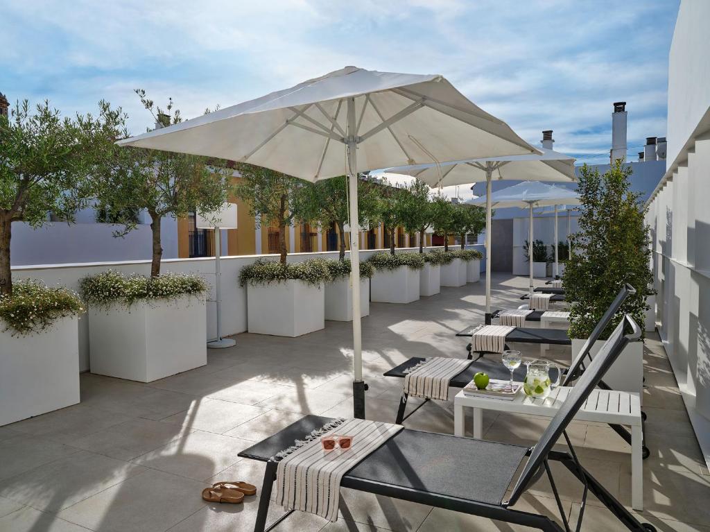 Balkón nebo terasa v ubytování Hotel Rey Alfonso X