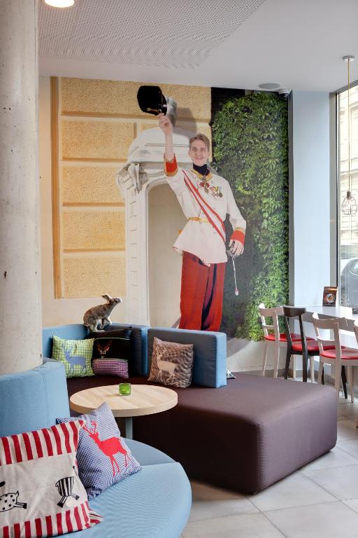 Zona d'estar a MEININGER Hotel Wien Downtown Franz