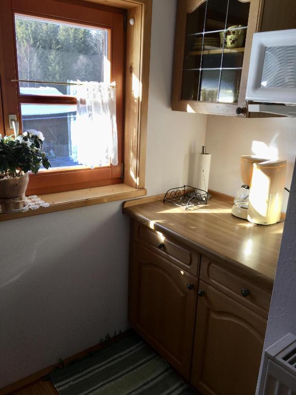 Kuchyňa alebo kuchynka v ubytovaní Bio-Bauernhof Anawander