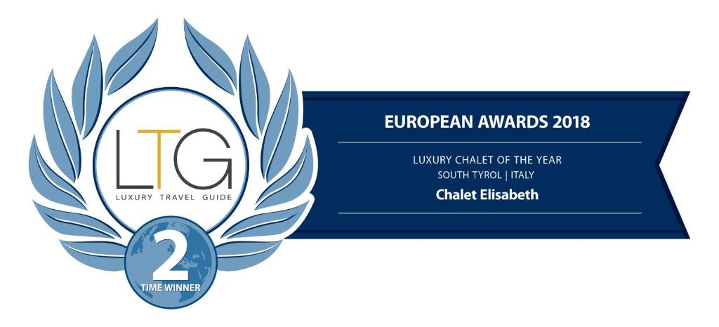 Certifikát, hodnocení, plakát nebo jiný dokument vystavený v ubytování Chalet Elisabeth dolomites alpin & charme