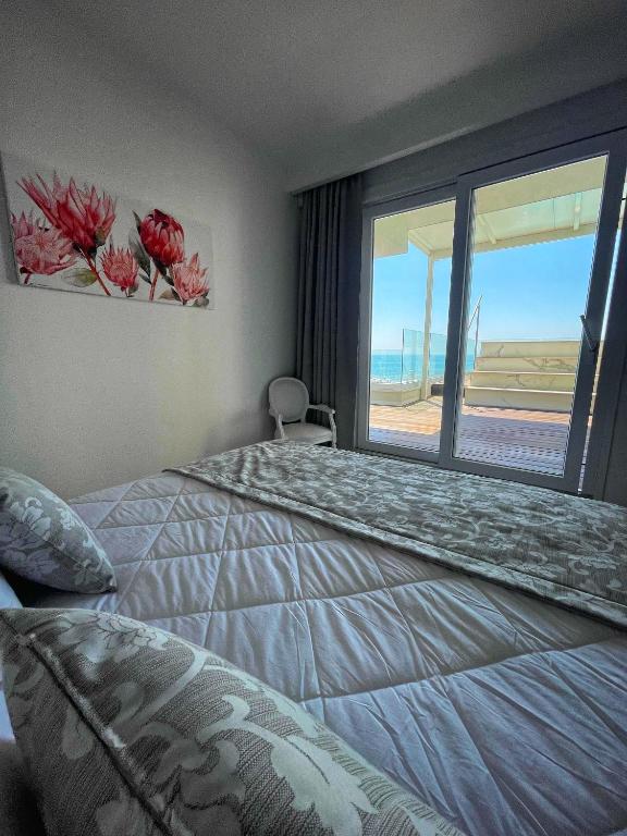 Postel nebo postele na pokoji v ubytování Park Hotel Cellini