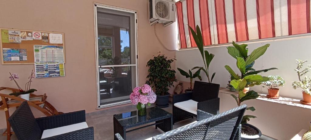 Posezení v ubytování B&B Alghero Reina