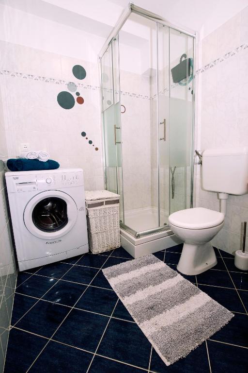 Kúpeľňa v ubytovaní Duce Apartment Mendula