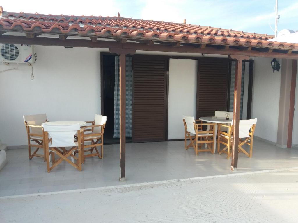 Patio nebo venkovní prostory v ubytování Magda Studio