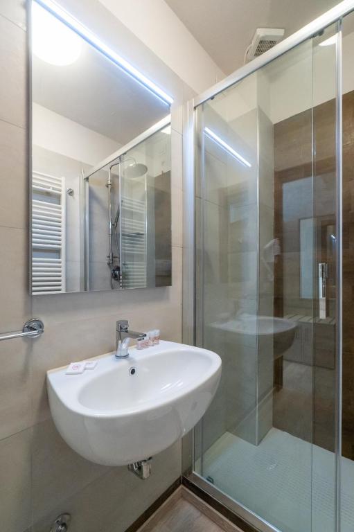 Koupelna v ubytování Hotel Bellavista