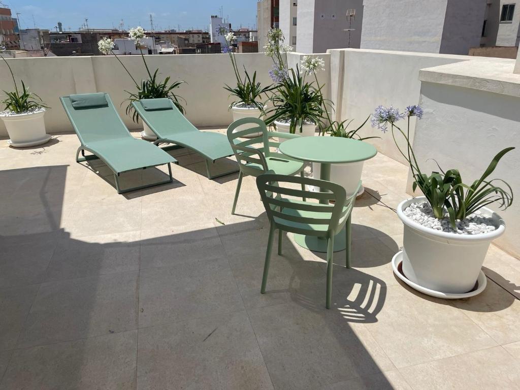 Balkón nebo terasa v ubytování Teide Rooms
