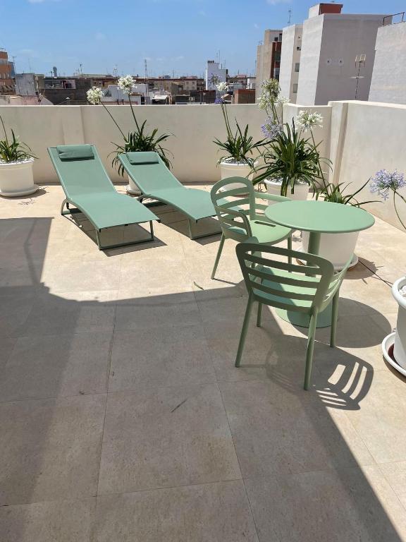 Balkón nebo terasa v ubytování Teide Rooms