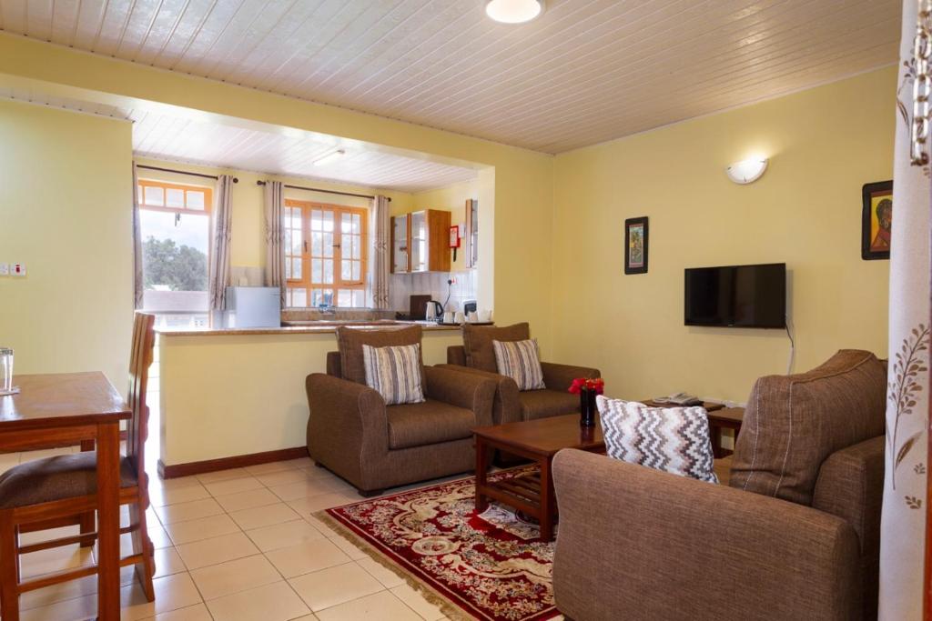 TV o dispositivi per l'intrattenimento presso The Cycads Suites