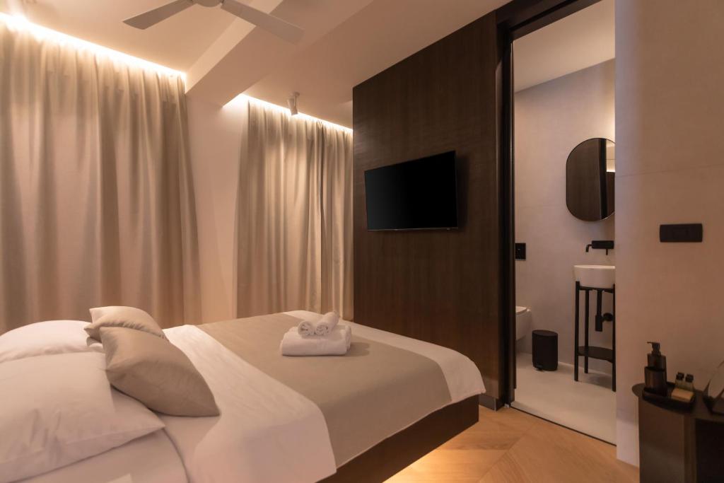 Posteľ alebo postele v izbe v ubytovaní Étoile apartment