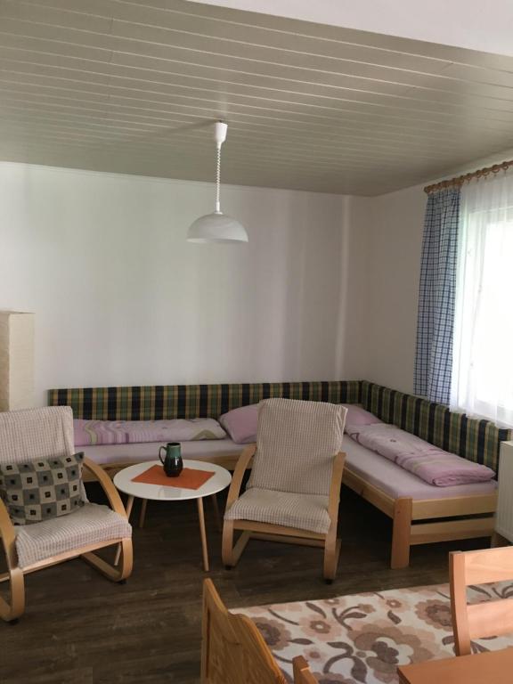 Posezení v ubytování Chalupa a apartmány Morajda