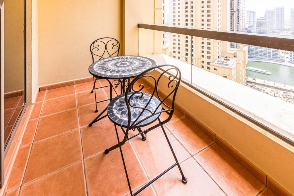 Balkón nebo terasa v ubytování Wonderful apartment near The Beach Sadaf JBR