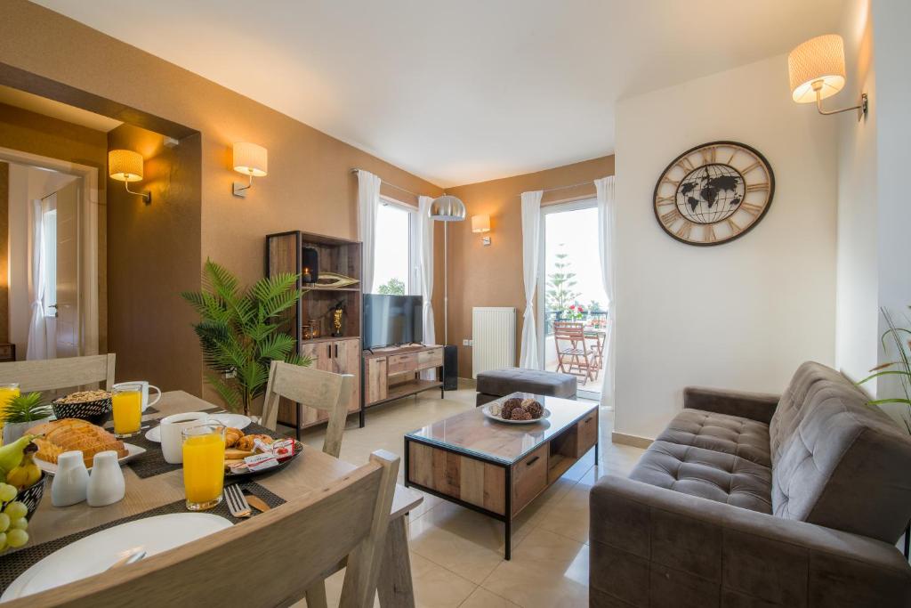 Telewizja i/lub zestaw kina domowego w obiekcie Artdeco Luxury Suites