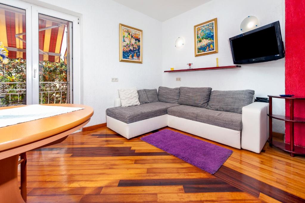 TV a/nebo společenská místnost v ubytování Guesthouse Ava