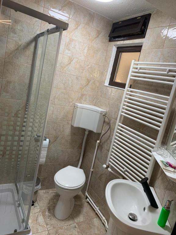 Koupelna v ubytování Casa Ardeleana