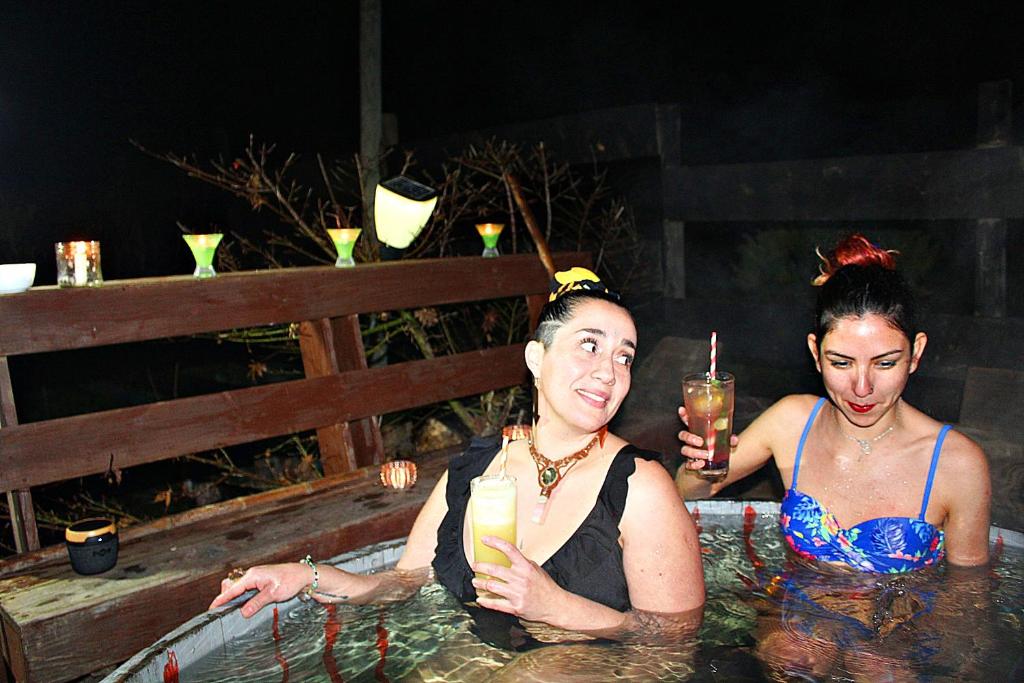 Επισκέπτες που μένουν στο Lodge Los Bosques