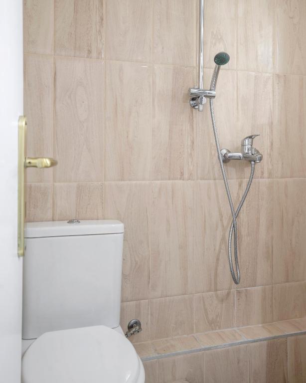 A bathroom at Penthouse in the heart of Athens / Koukaki area