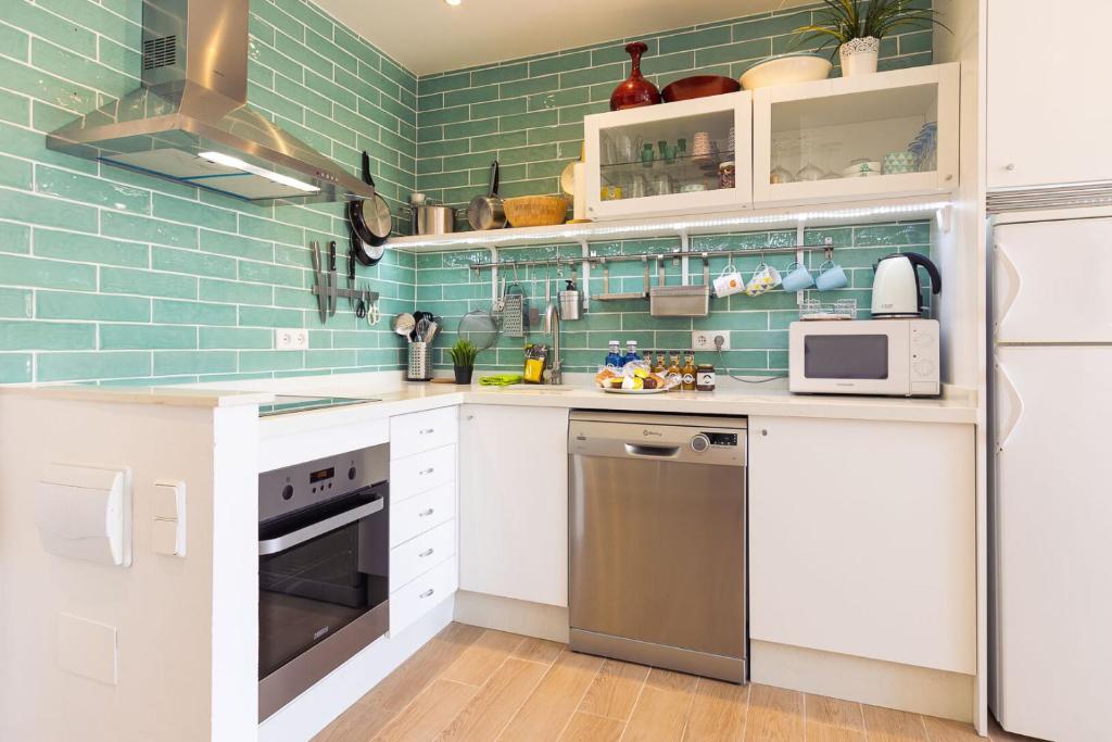 Kuchyňa alebo kuchynka v ubytovaní Apartamento La Golondrina