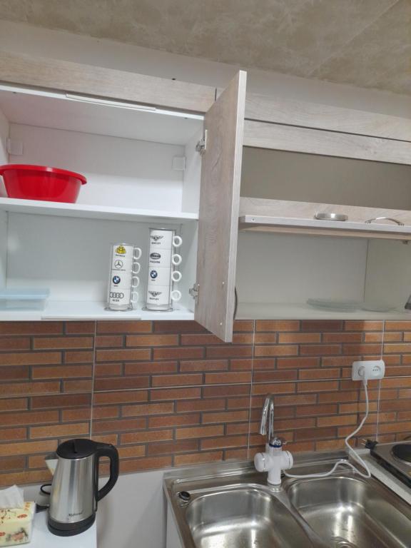 Kuchyň nebo kuchyňský kout v ubytování Arman's House Sevan