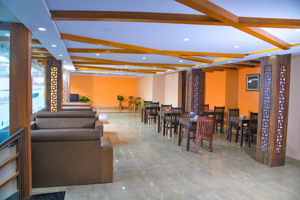 Posezení v ubytování Hotel Airport Deepshree