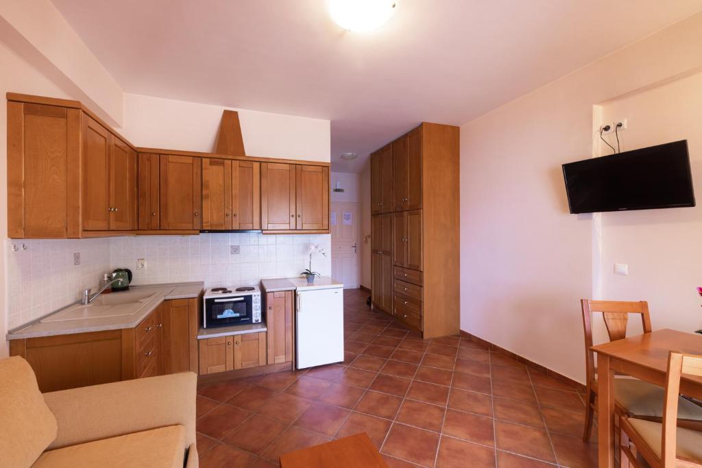 Kuchyň nebo kuchyňský kout v ubytování Bisti Guesthouse