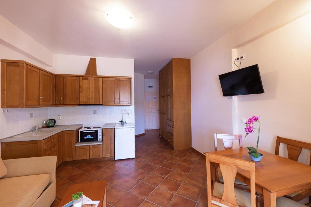 Kuchyň nebo kuchyňský kout v ubytování Bisti Guesthouse