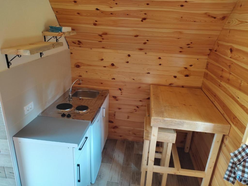 Kuchyň nebo kuchyňský kout v ubytování Tim Curic