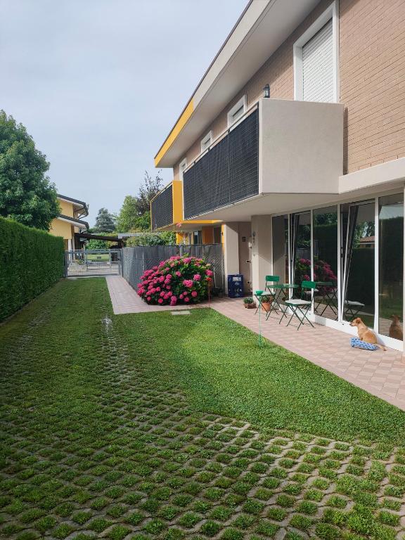 Zahrada ubytování A casa di Rosa
