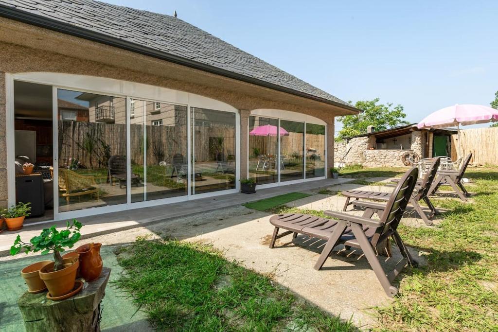 Zahrada ubytování Casa Montellos