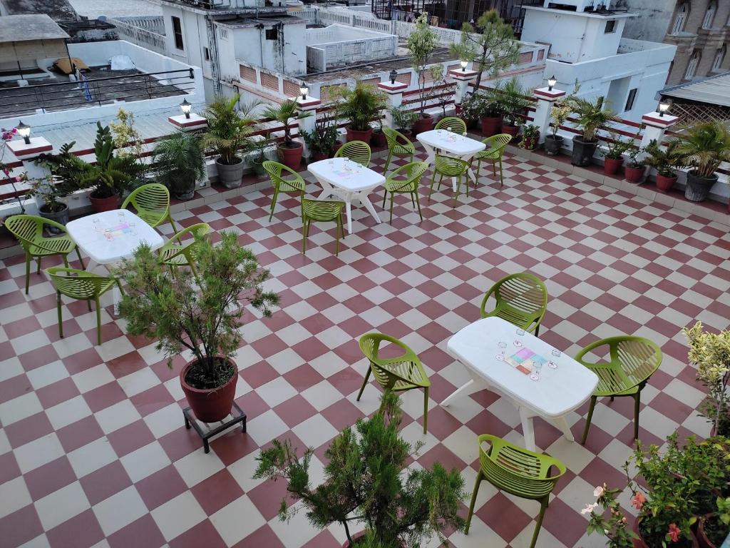 Restaurace v ubytování Hotel Krishna Ji